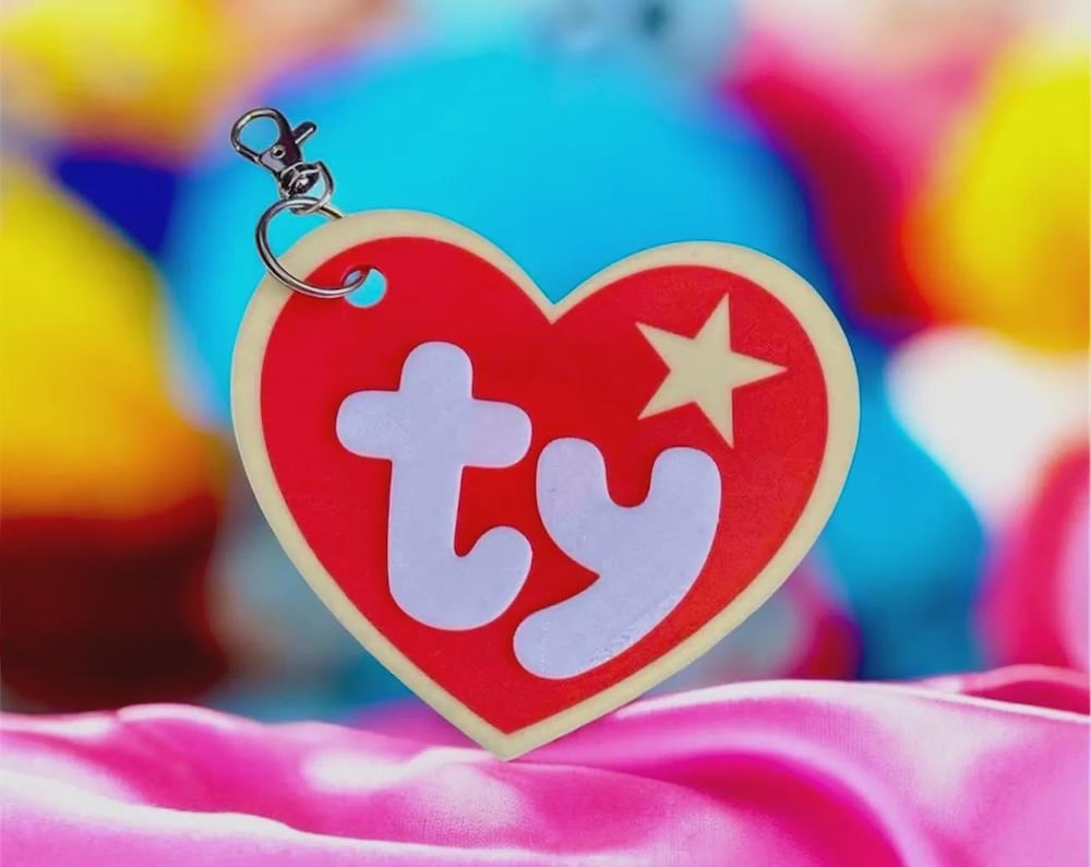 Fursuit TY Beanie Baby Inspired Badge Accessory Pet Tag